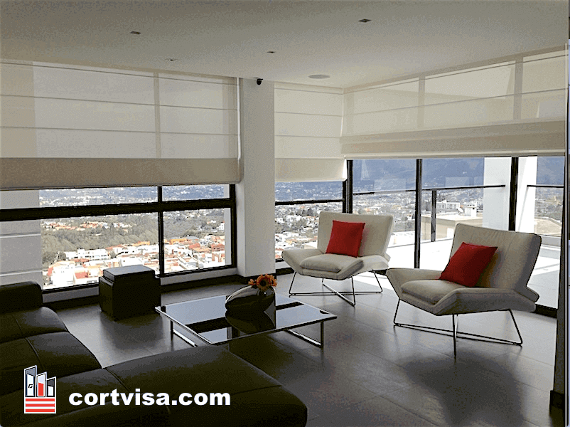 Cortinas persianas romanas