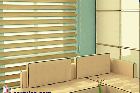 Cortinas Triple shade modernas