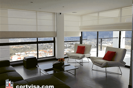 Cortinas persianas romanas