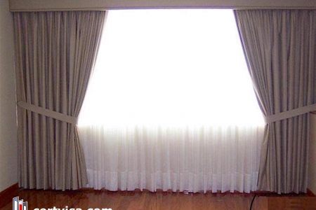 cortinas con galerias tapizadas 3