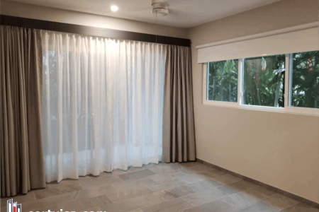 cortinas con galerias tapizadas