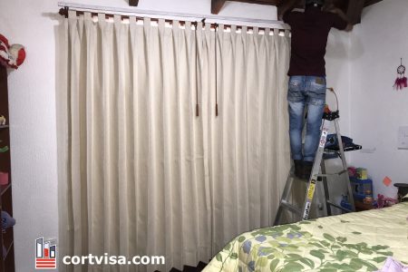 cortinas en tela para dormitorio
