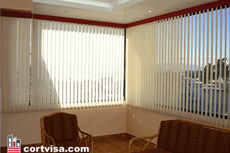 Persianas verticales en pvc Quito 1