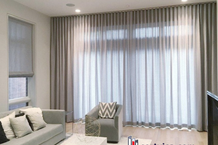 visillos cortinas modernas